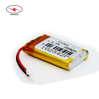 UN38.3 3.7v 1000mah Rechargeable Lipo Battery For Wireless Mouse