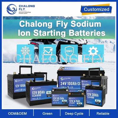 12V 40Ah H7 Sodium-Ion Start-Stop Battery with Smart BMS and 3500 Cycles for Passenger Cars