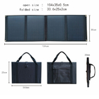 Dual USB Port Foldable Solar Power Bank Panel Charger 40W DC 18V 2.2A