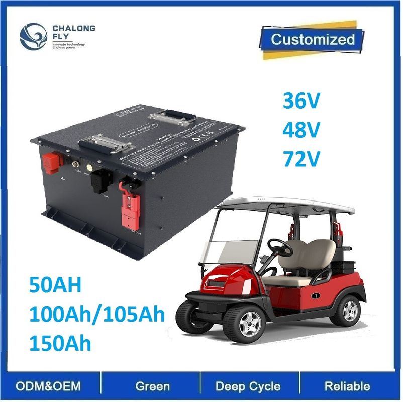 CLF OEM 48V 100Ah Golf Cart Battery with Grade A Lithium Battery Cell and 4000 Cycles Lifespan