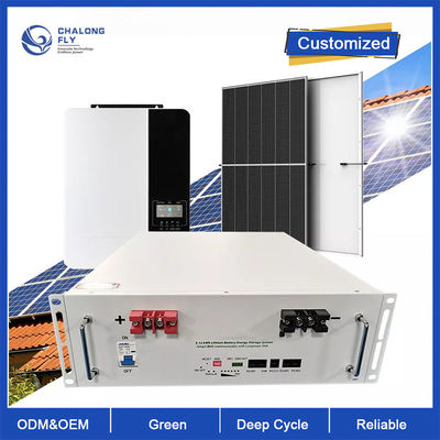 LiFePo4 लिथियम बैटरी डीप साइकिल ऑफ ग्रिड OEM ODM 10KW 48V 100AH ​​200AH सोलर स्टोरेज लिथियम आयरन फॉस्फेट बैटरी