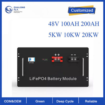LiFePo4 लिथियम बैटरी 48V 5KW 10KW OEM ODM ऊर्जा भंडारण EV/RV/नौकाओं/गोल्फ कार्ट के लिए लिथियम आयरन फॉस्फेट बैटरी