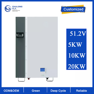LiFePo4 लिथियम बैटरी OEM ODM 51.2V 100AH ​​200AH होम सोलर एनर्जी स्टोरेज Lifepo4 लिथियम बैटरी वॉल माउंटेड