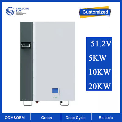 LiFePo4 लिथियम बैटरी OEM ODM 51.2V 100AH ​​200AH होम सोलर एनर्जी स्टोरेज Lifepo4 लिथियम बैटरी वॉल माउंटेड