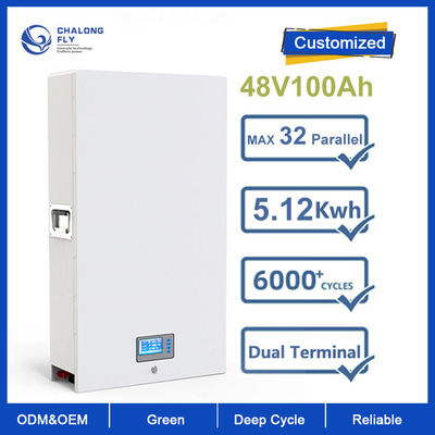 LiFePO4 लिथियम बैटरी OEM ODM 48V 100AH 200AH 300AH पावरवॉल ऑफ ग्रिड घरेलू सौर ऊर्जा बिजली भंडारण बैटरी