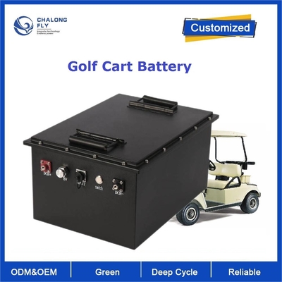 48v गोल्फ कार्ट लिथियम आयन बैटरी 50ah 100ah 105ah 150ah Lifepo4