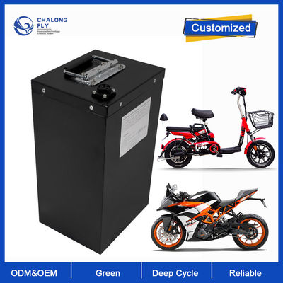 LiFePO4 लिथियम बैटरी 36V 60V 72V 96V लिथियम बैटरी पैक OEM ODM 20AH 40H 60AH 80AH मोटरसाइकिल Lifepo4 बैटरी