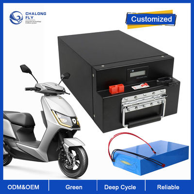 LiFePO4 लिथियम बैटरी थोक गहरी चक्र 60V 72V 96V रिचार्जेबल कस्टम 30AH 50AH 60AH 120AH लिथियम आयन बैटरी