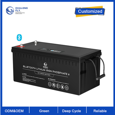 OEM ODM LiFePO4 लिथियम बैटरी 12V 200Ah लिथियम बैटरी अनुकूलित बैटरी लिथियम बैटरी पैक