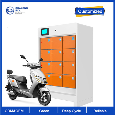 OEM ODM LiFePO4 220V 3200W IP54 बैटरी स्वैपिंग स्टेशन फायर अलार्म फ़ंक्शन के साथ अनुकूलित