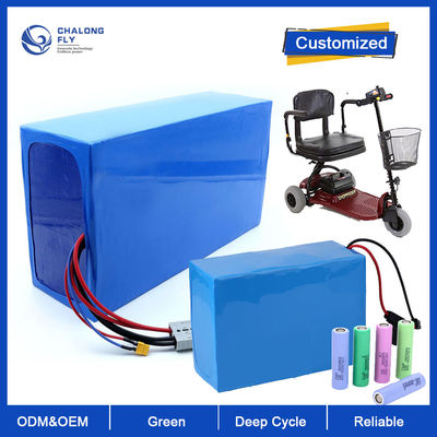 LiFePO4 लिथियम बैटरी OEM ODM 24V 36V 60V 72V 30AH 60AH 80AH 120AH लिथियम आयन बैटरी पैक ई-स्कूटर/ई व्हीलचेयर के लिए
