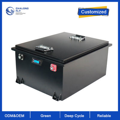 LiFePo4 लिथियम बैटरी अनुकूलित 48V 72V 100AH ​​200AH 400AH गोल्फ कार्ट बैटरी रिचार्जेबल इलेक्ट्रिक फोर्कलिफ्ट बैटरी