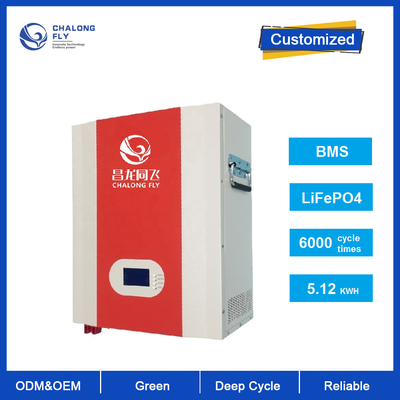 Lifepo4 लिथियम आयन बैटरी पैक पावरवॉल वॉल माउंटेड बैटरी 48V 100Ah 12V डीप साइकिल बैटरी होम रेजिडेंशियल के लिए