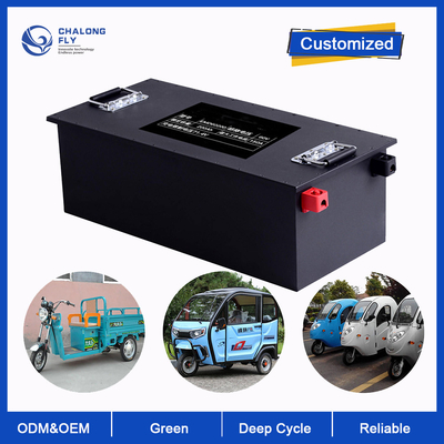 LiFePO4 लिथियम बैटरी 80AH 120AH 300AH अनुकूलित 48V 60V 76V 96V लिथियम-आयन बैटरी इलेक्ट्रिक व्हीलचेयर/ट्राइसाइकिल के लिए