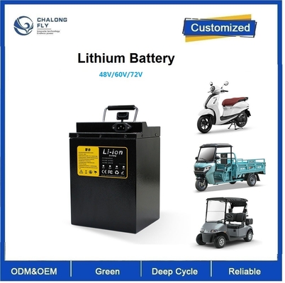 CLF OEM ODM 48V 60V 72V लिथियम आयन बैटरी पैक LiFePO4 इलेक्ट्रिक स्कूटर के लिए मोटरसाइकिल ट्राइसाइकिल कार गोल्फ कार वाहन