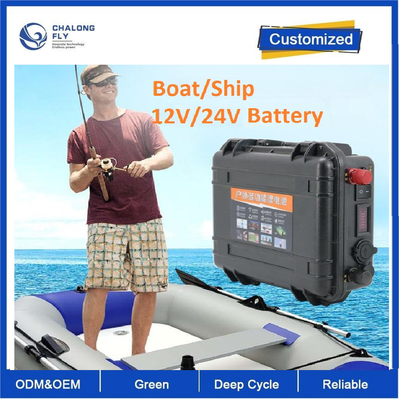 CLF 12V100AH OEM ODM लिथियम बैटरी इलेक्ट्रिक मोटर हमला नाव कयाक 24 वोल्ट 200 एम्प समुद्री थ्रस्टर बैटरी