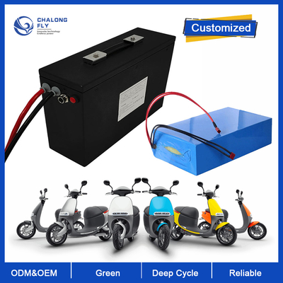 LiFePO4 लिथियम बैटरी OEM ODM 36V 48V 60V 25AH ली-आयन बैटरी 60AH 100AH 120AH ई-व्हीलचेयर/ई-मोटरसाइकिल/ई-बाइक के लिए