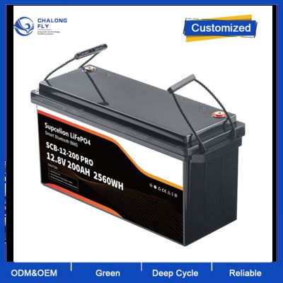 लिथियम आयन बैटरी पैक 12V 200Ah लीड एसिड रिप्लेसमेंट थोक OEM लीड-एसिड से Lifepo4 बैटरी EU स्टॉक