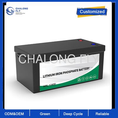 वेरन उच्च क्षमता 12V 400Ah LiFePO4 बैटरी सौर ऊर्जा भंडारण आर.वी. UN38.3 प्रमाणन के साथ समुद्री लिथियम आयन पैक