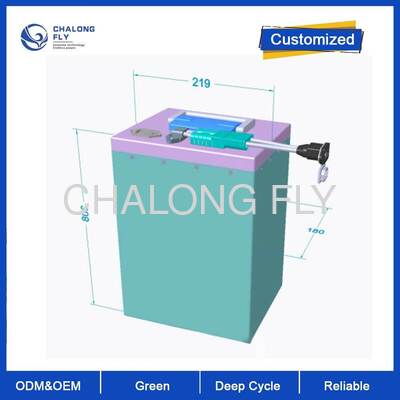 विद्युत दोपहिया वाहनों के लिए IP67 जलरोधक सुरक्षा और 2000 चक्र जीवन के साथ 72V 32Ah LiFePO4 बैटरी