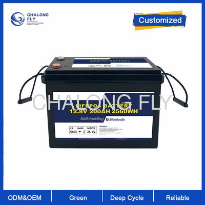 12V 400Ah LiFePO4 RV बैटरी 5120Wh उच्च क्षमता 6000+ चक्र जीवन और IP67 ऑफ ग्रिड कैंपिंग के लिए जलरोधक के साथ